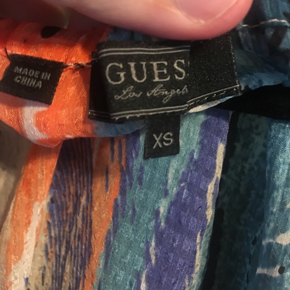 Guess Cold Shoulder Unique Top Size XS - Picture 6 of 7